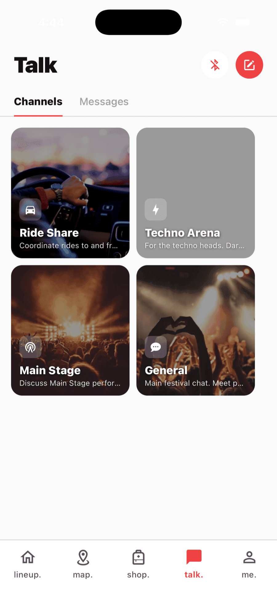 myfestival talk screen